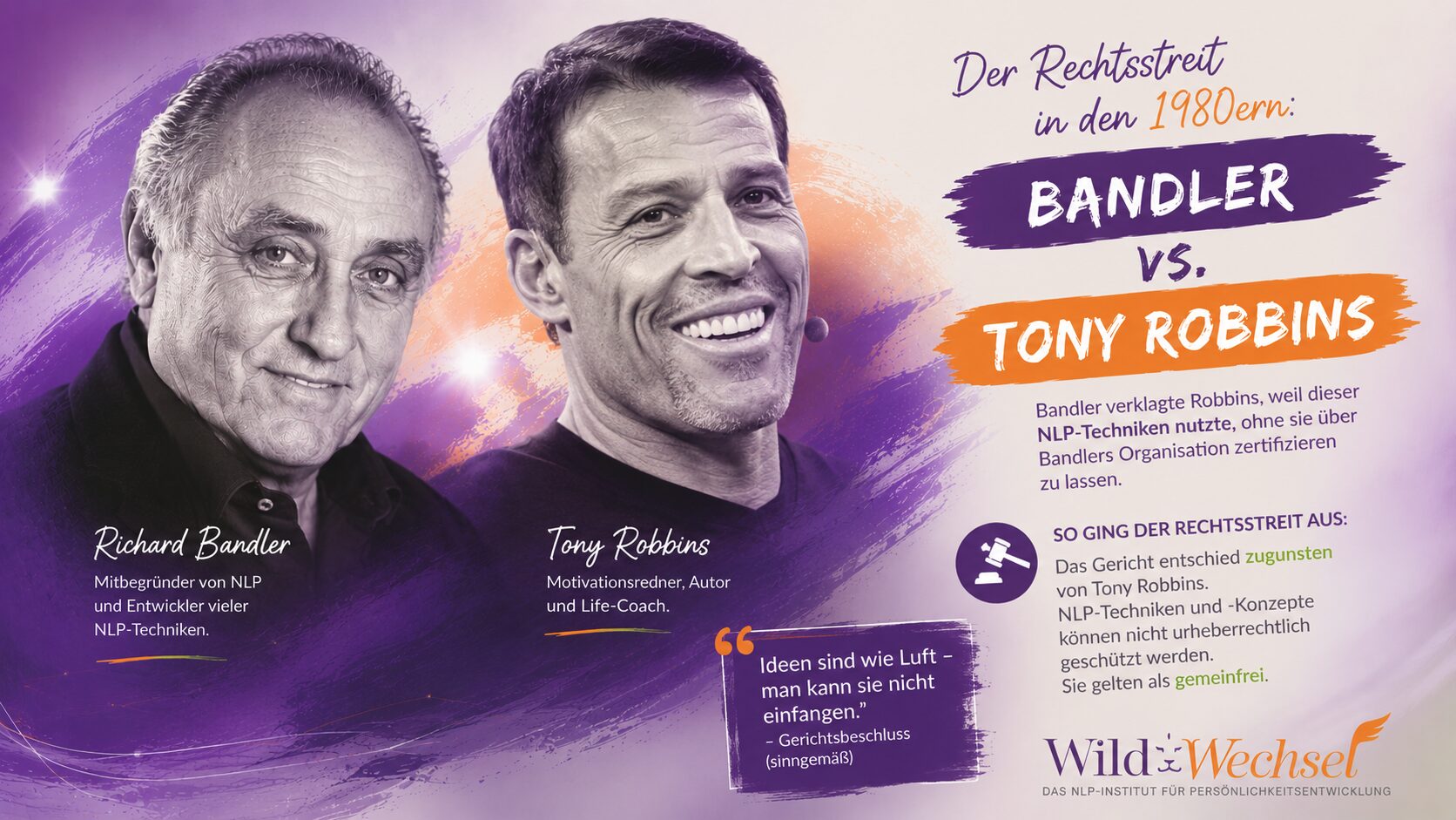 Richard Bandler vs Tony Robbins