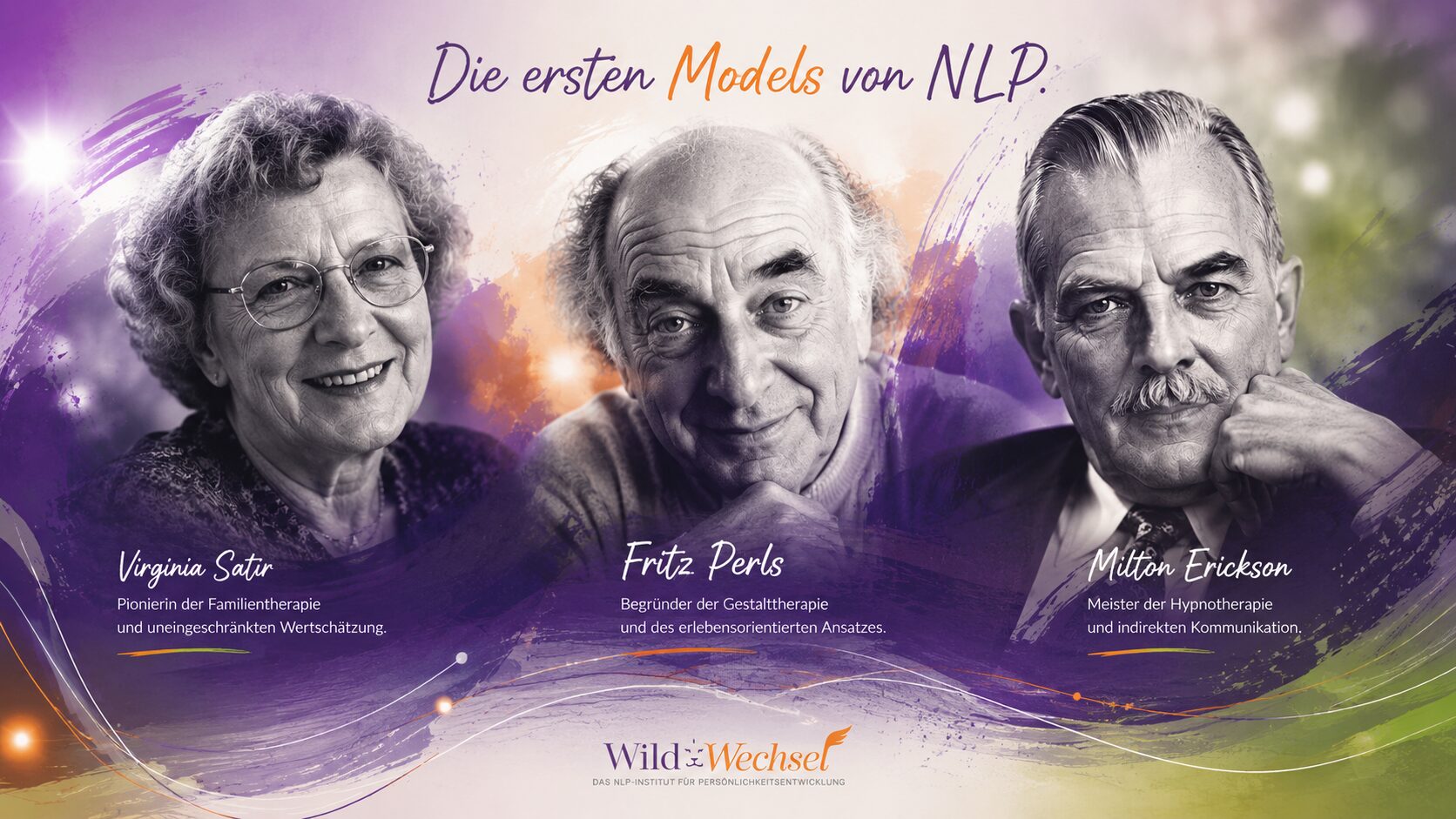 nia Satir, Milton Erickson und Fritz Perls