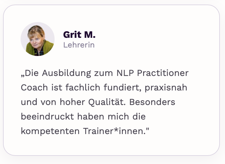 Bewertung einer Teilnehmerin / eines Teilnehmers
